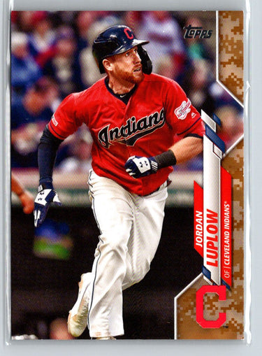 2020 Topps #565 Jordan Luplow Memorial Day Camo #/25 F24