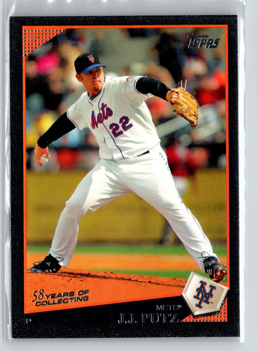 2009 Topps #486 J.J. Putz Black Border #/58 F24