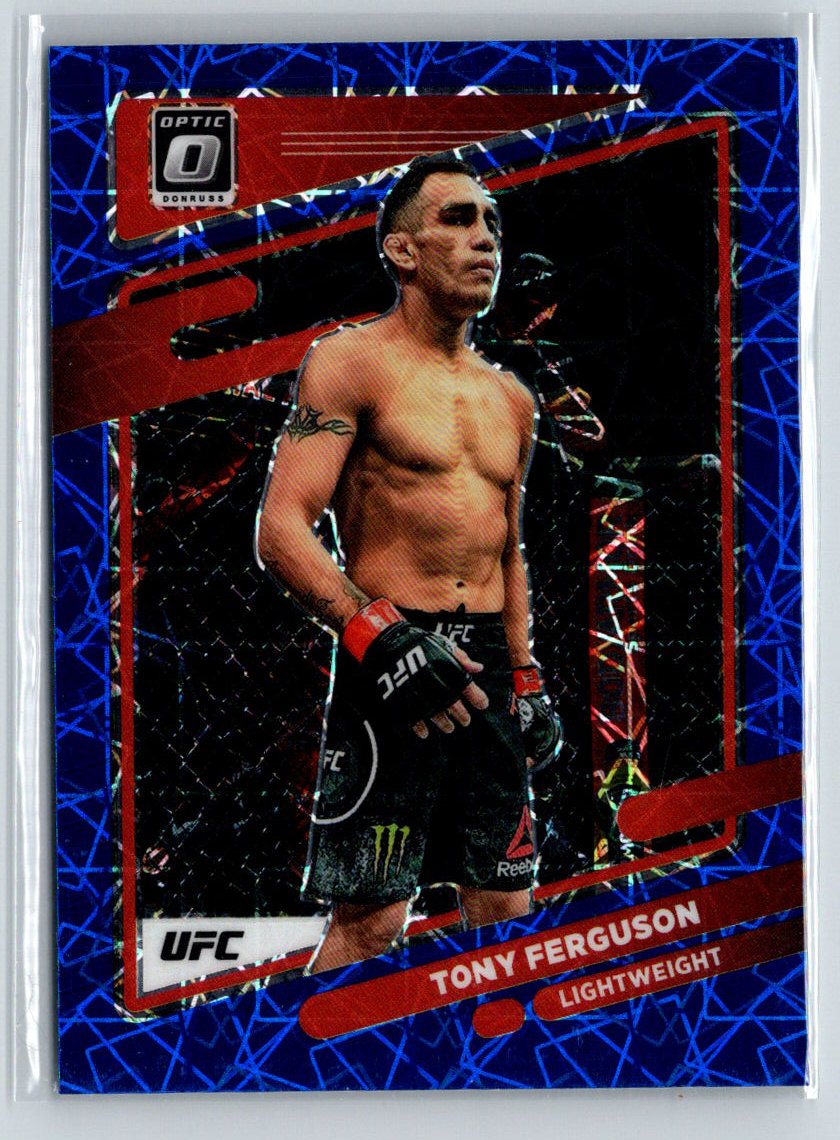 2022 Donruss Optic UFC #49 Tony Ferguson Blue Velocity F24