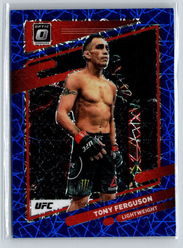 2022 Donruss Optic UFC #49 Tony Ferguson Blue Velocity F24