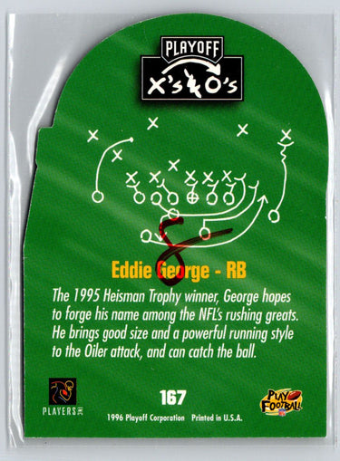 1996 Playoff Prime #167 Eddie George X's and O's F24