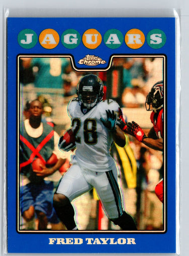 2008 Topps Chrome #TC46 Fred Taylor Blue Refractors F25
