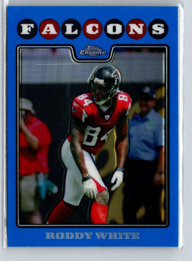 2008 Topps Chrome #TC78 Roddy White Blue Refractors F25