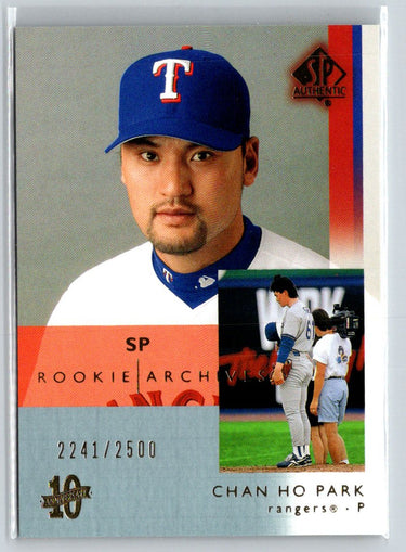 2003 SP Authentic #97 Chan Ho Park #/2500 F27