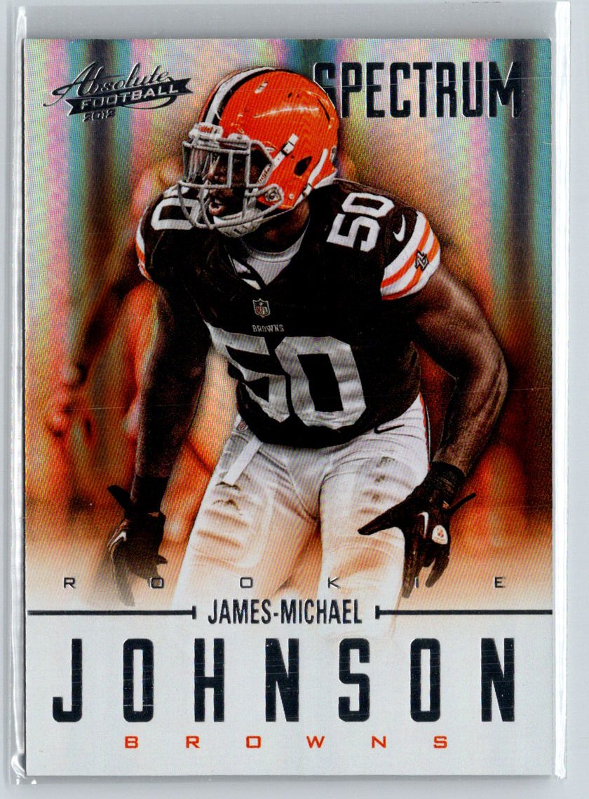 2012 Panini Absolute #143 James-Michael Johnson Spectrum Silver #/50 F27