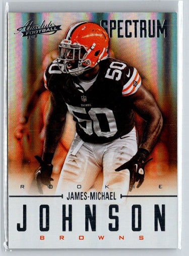 2012 Panini Absolute #143 James-Michael Johnson Spectrum Silver #/50 F27
