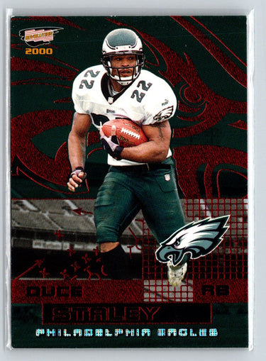 2000 Pacific Revolution #72 Duce Staley Red #/99 F27
