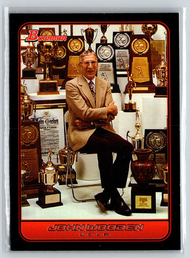 2006-07 Bowman #111 John Wooden F27