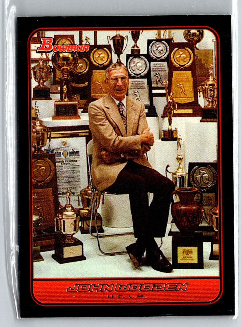 2006-07 Bowman #111 John Wooden F28