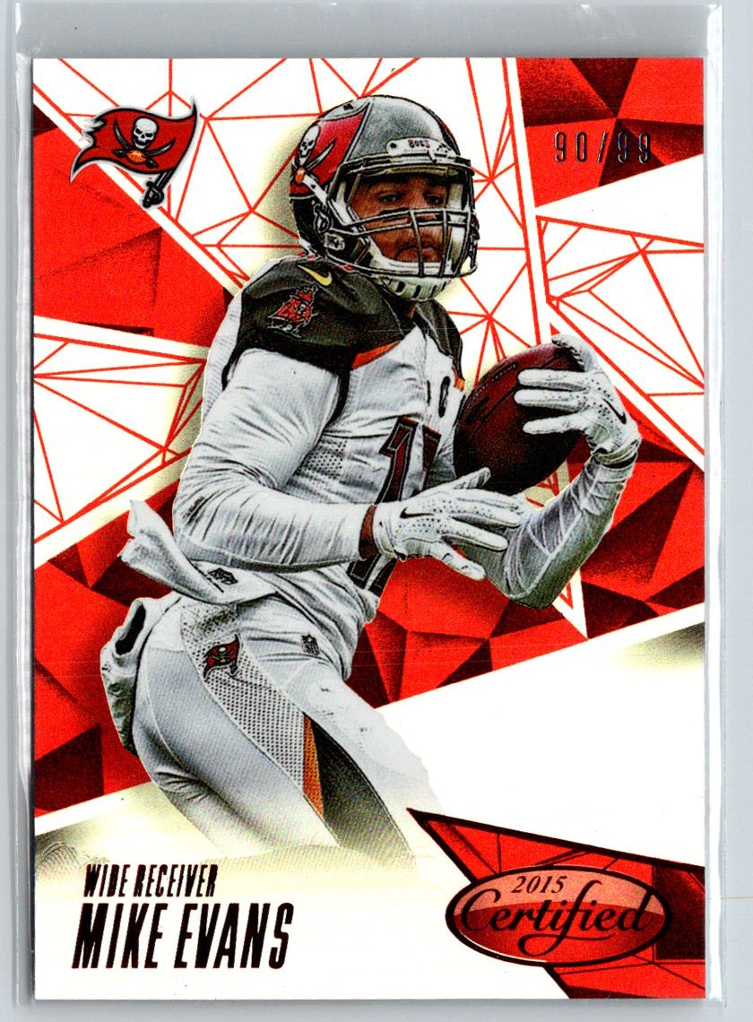 2015 Panini Certified #69 Mike Evans Mirror Red #/99 F28