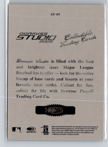2005 Donruss Studio #SP-89 Eric Gagne Portraits Certified Materials Red #/35 F29