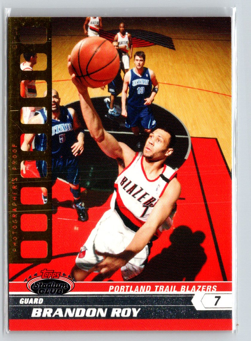 2007-08 Stadium Club #70 Brandon Roy Photographer's Proof Gold #/50 F30