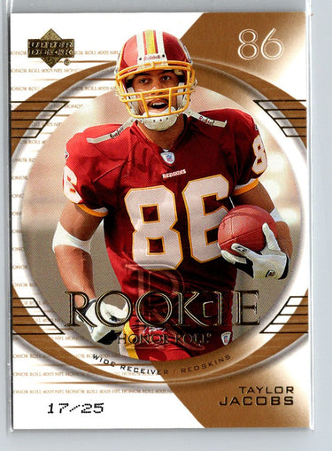 2003 Upper Deck Honor Roll #174 Taylor Jacobs Gold #/25 F30