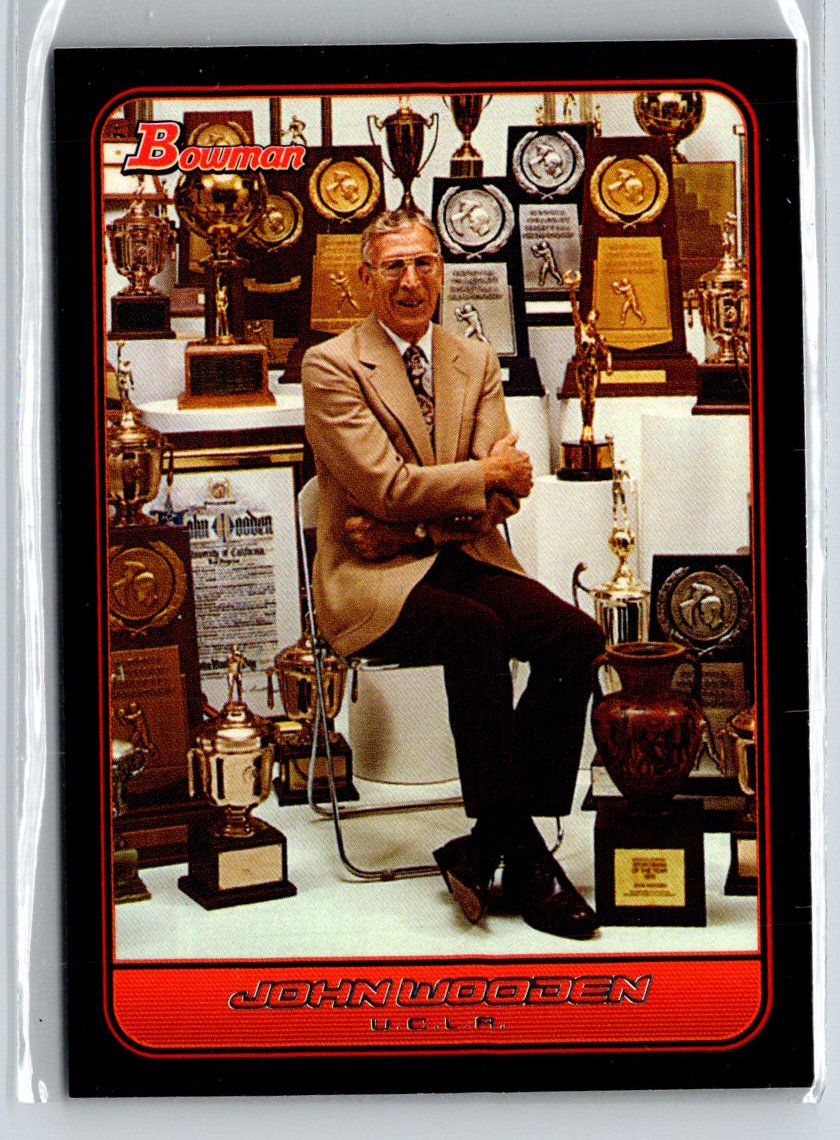 2006-07 Bowman #111 John Wooden F30