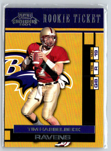2001 Playoff Contenders #178 Tim Hasselbeck Samples F31