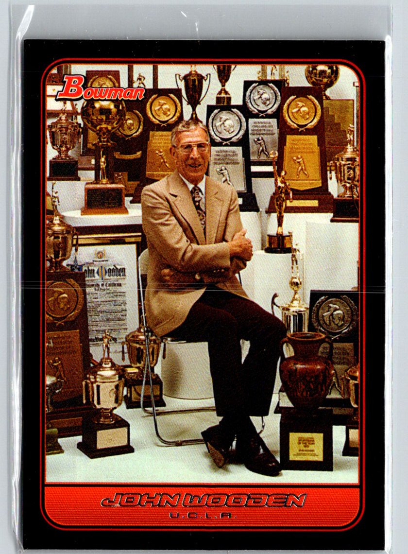 2006-07 Bowman #111 John Wooden F31