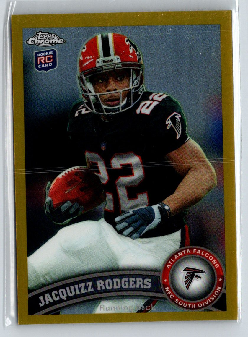 2011 Topps Chrome #163 Jacquizz Rodgers Gold Refractors #/50 F32
