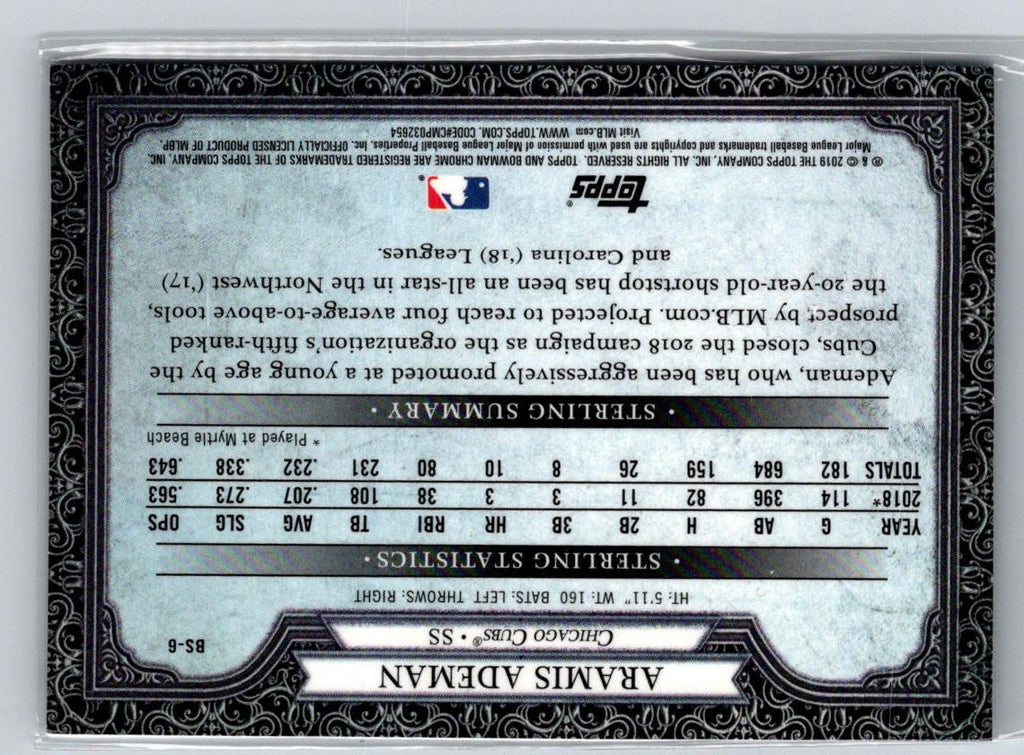 2019 Bowman Aramis Ademan Bowman Sterling Continuity Orange Refractors /25 F32