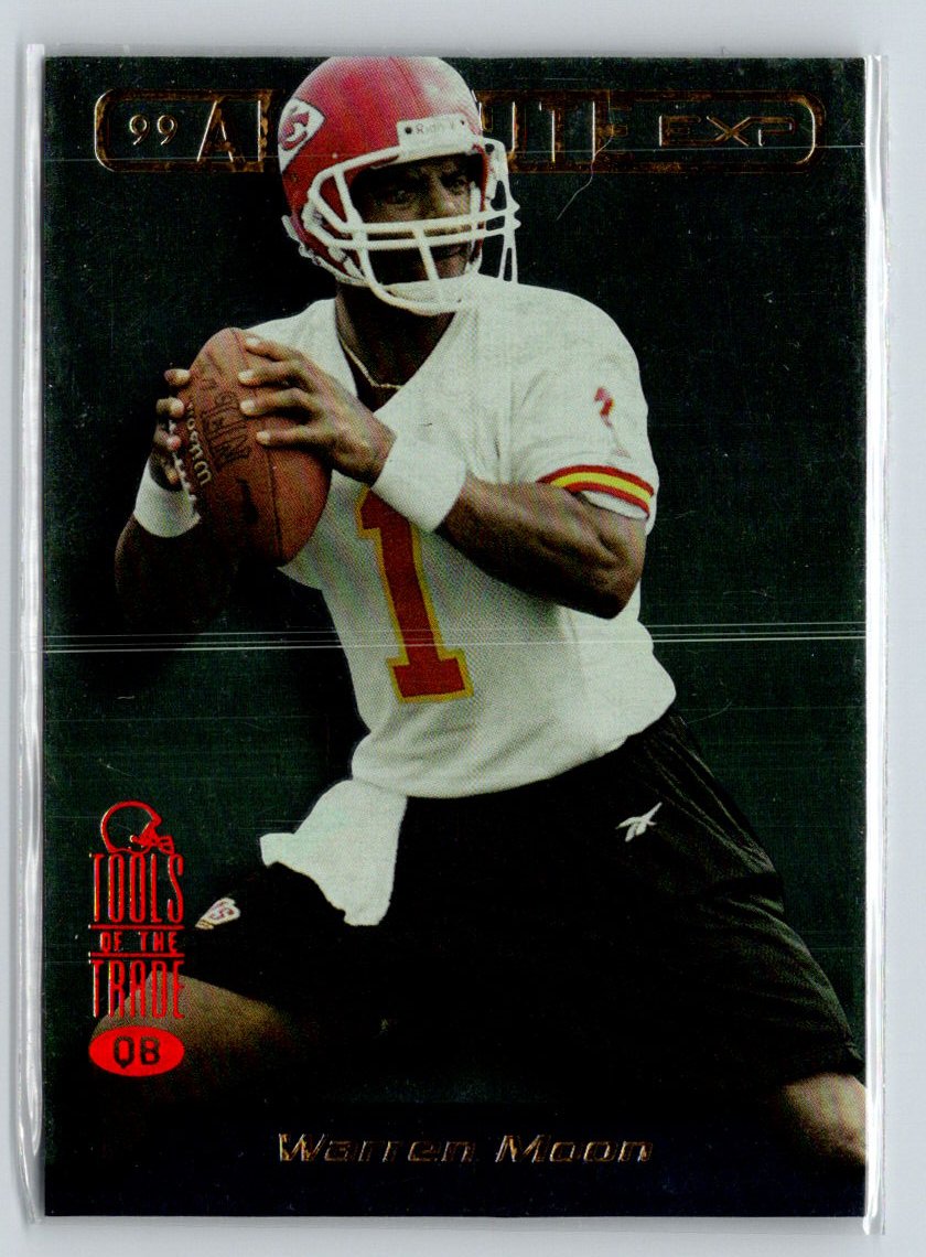 1999 Playoff Absolute EXP #118 Warren Moon Tools of the Trade #/250 F32