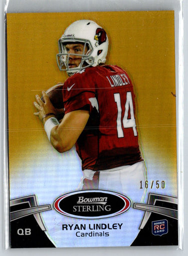 2012 Bowman Sterling #65 Ryan Lindley Gold Refractors #/50 F33