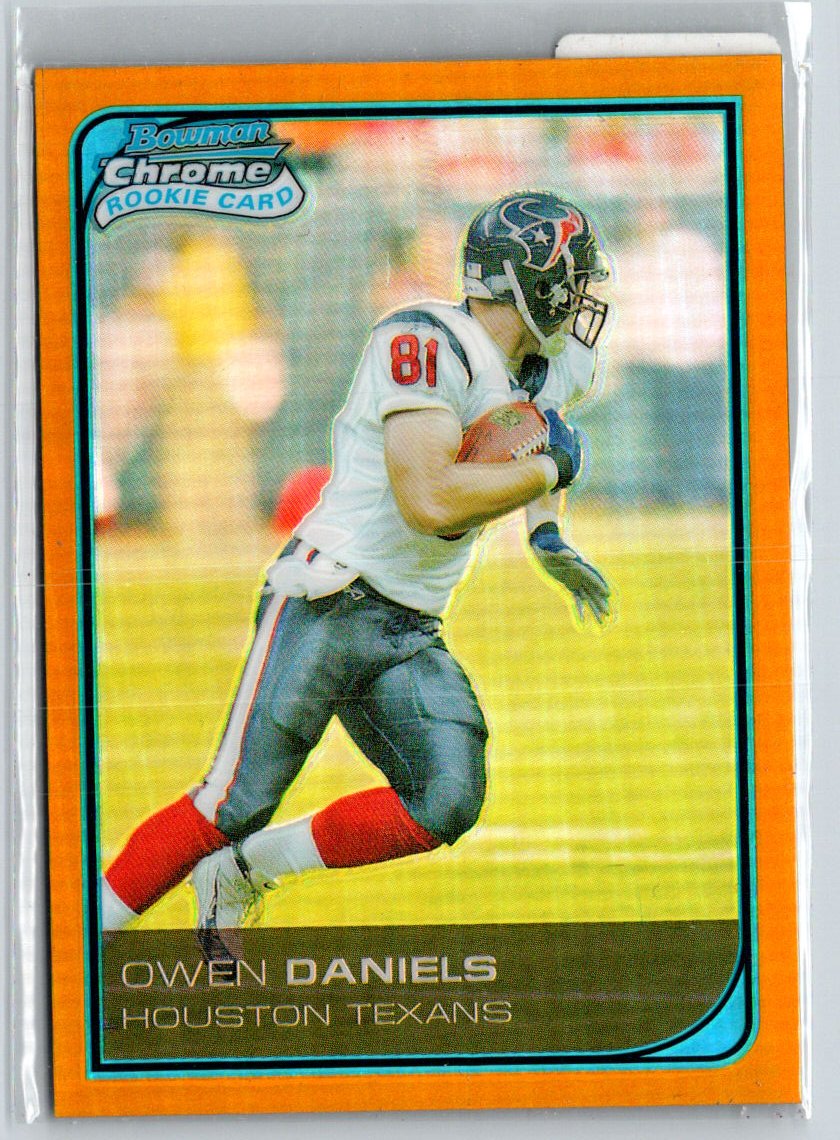 2006 Bowman Chrome #48 Owen Daniels Gold Refractors #/50 F34