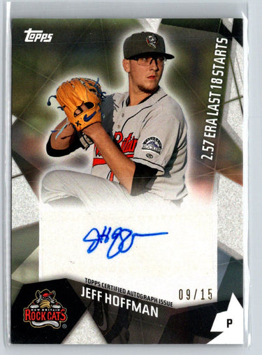 2016 Topps Pro Debut #PPA-JH Jeff Hoffman RC Autographs /15 F34