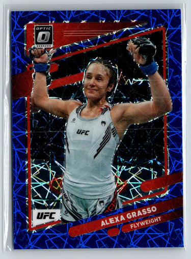 2022 Donruss Optic UFC #91 Alexa Grasso Blue Velocity F34