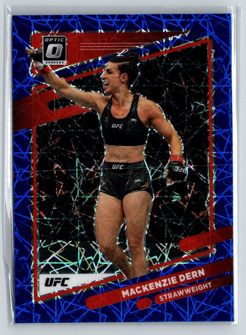 2022 Donruss Optic UFC #21 Mackenzie Dern Blue Velocity F34