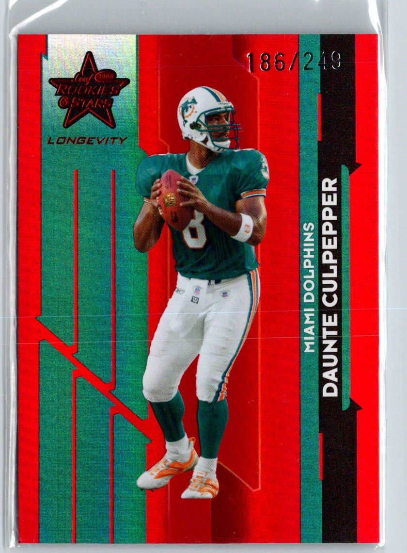 2006 Leaf Rookies & Stars Longevity #59 Daunte Culpepper Ruby #/249 F35