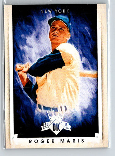 2015 Panini Diamond Kings #117 Roger Maris Framed Blue #/99 F36