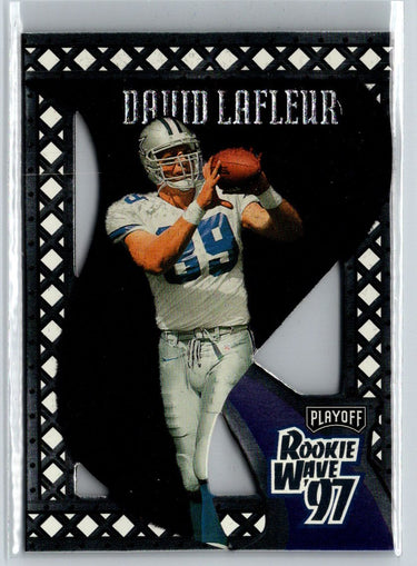 1997 Playoff Contenders #8 David LaFleur Rookie Wave Pennants Black Felt F37