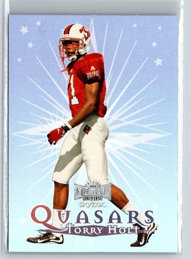 1999 SkyBox Metal Universe #5 Q Torry Holt Quasars F37