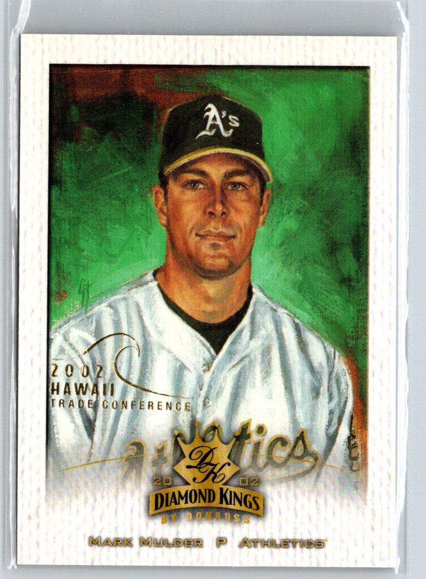 2002 Donruss Diamond Kings #77 Mark Mulder Hawaii Trade Conference /20 F38