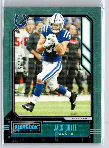 2020 Panini Playbook #19 Jack Doyle Platinum #/25 F38