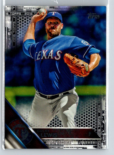 2016 Topps #305 Colby Lewis Black #/65 F39