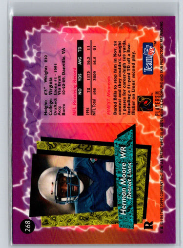 1995 Finest #268 Herman Moore Refractors F39