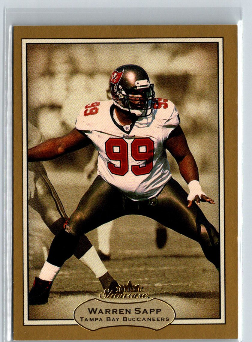 2003 Fleer Showcase #29 Warren Sapp Legacy #/125 F39