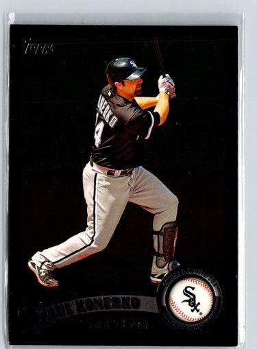 2011 Topps #93 Paul Konerko Black Border F39