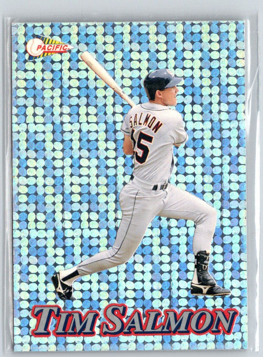 1994 Pacific #12 Tim Salmon Silver Prisms Circular F40