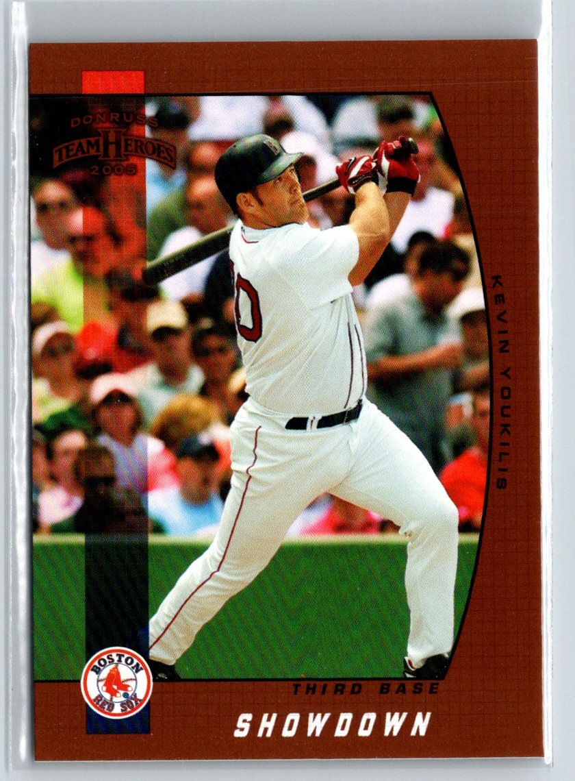 2005 Donruss Team Heroes #62 Kevin Youkilis Showdown Bronze #/100 F40
