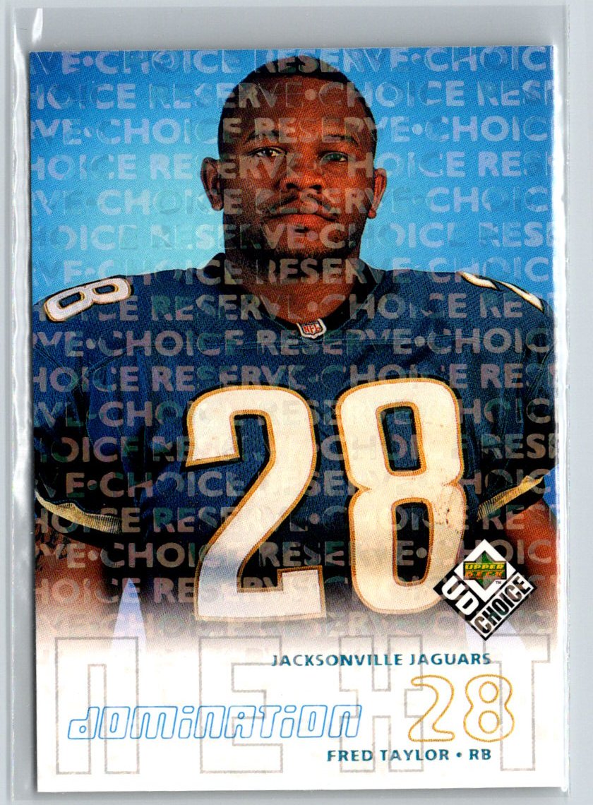 1998 UD Choice #263 Fred Taylor Choice Reserve F41