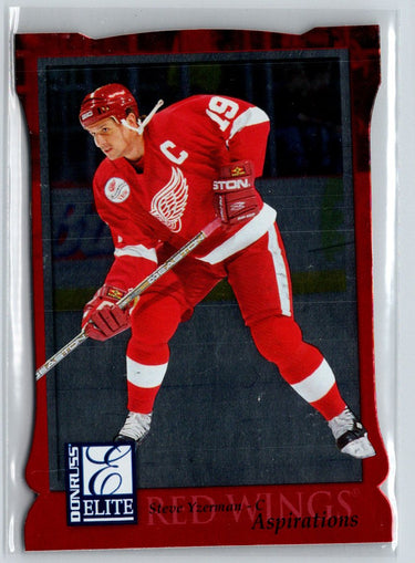 1997-98 Donruss Elite #15 Steve Yzerman Aspirations F42