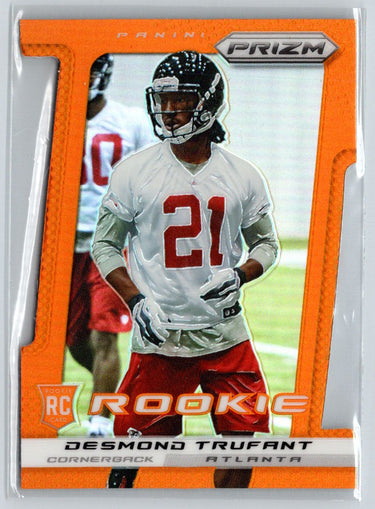 2013 Panini Prizm #229 Desmond Trufant Prizms Orange Die Cut #/50 F43