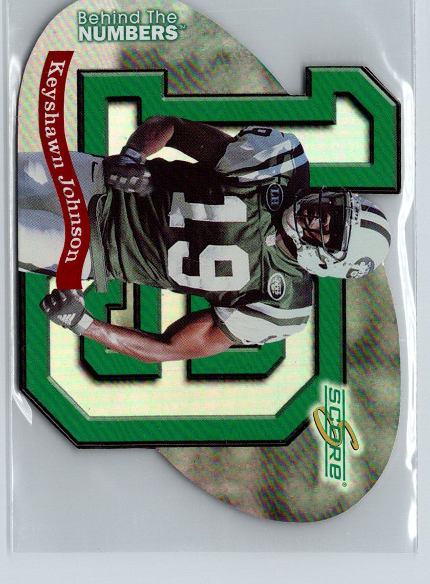 1999 Score Supplemental #BN19 Keyshawn Johnson Behind the Numbers #/1000 F44