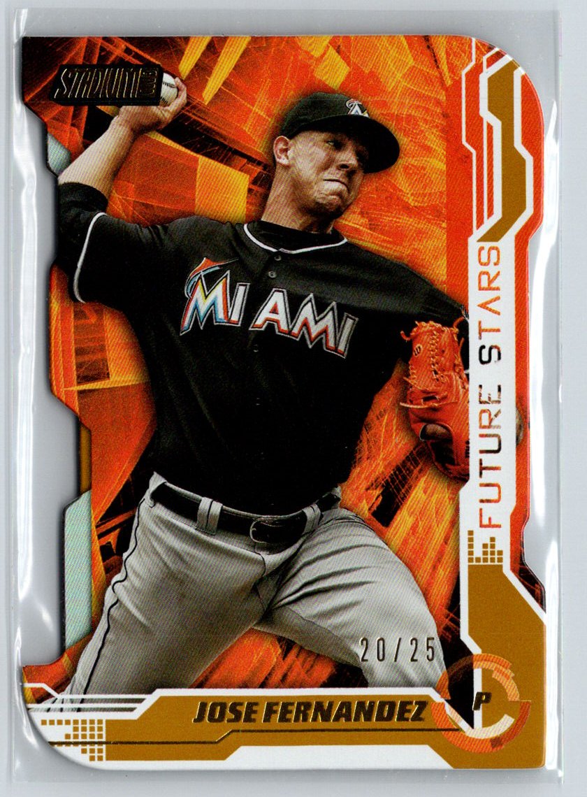2014 Stadium Club #FS-1 Jose Fernandez Future Stars Gold Foil #/25 F44