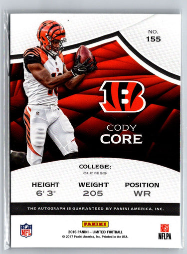 2016 Panini Limited #155 Cody Core Ruby Spotlight #/10 F44