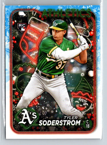 2024 Topps Holiday #H127 Tyler Soderstrom G01
