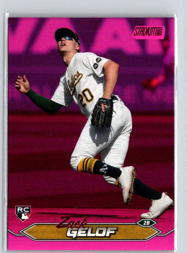 2024 Stadium Club #281 Zack Gelof Pink Foil G02