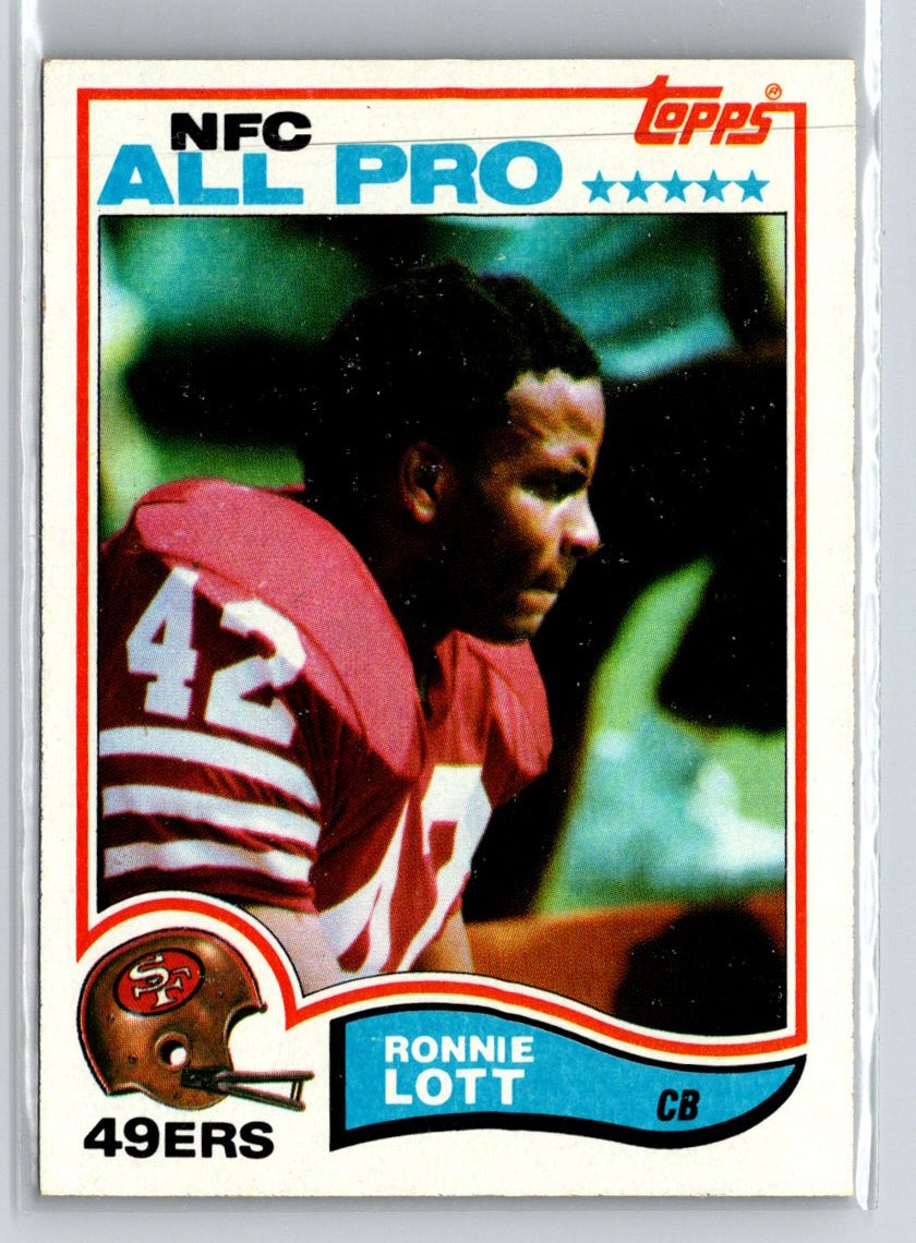 1982 Topps #486 Ronnie Lott G02