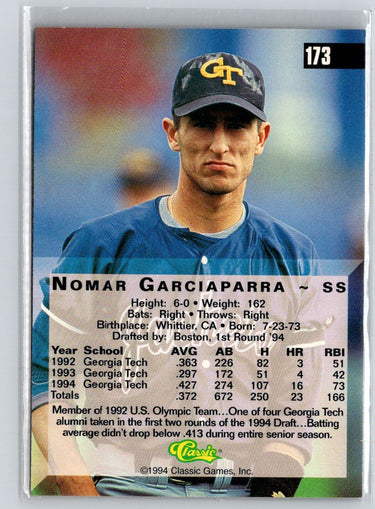 1994 Classic Four Sport #173 Nomar Garciaparra G02